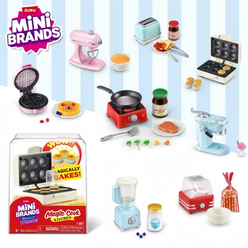 Kids Toys Kitchen - 2026 Zuru Mini Brands Magic Cook