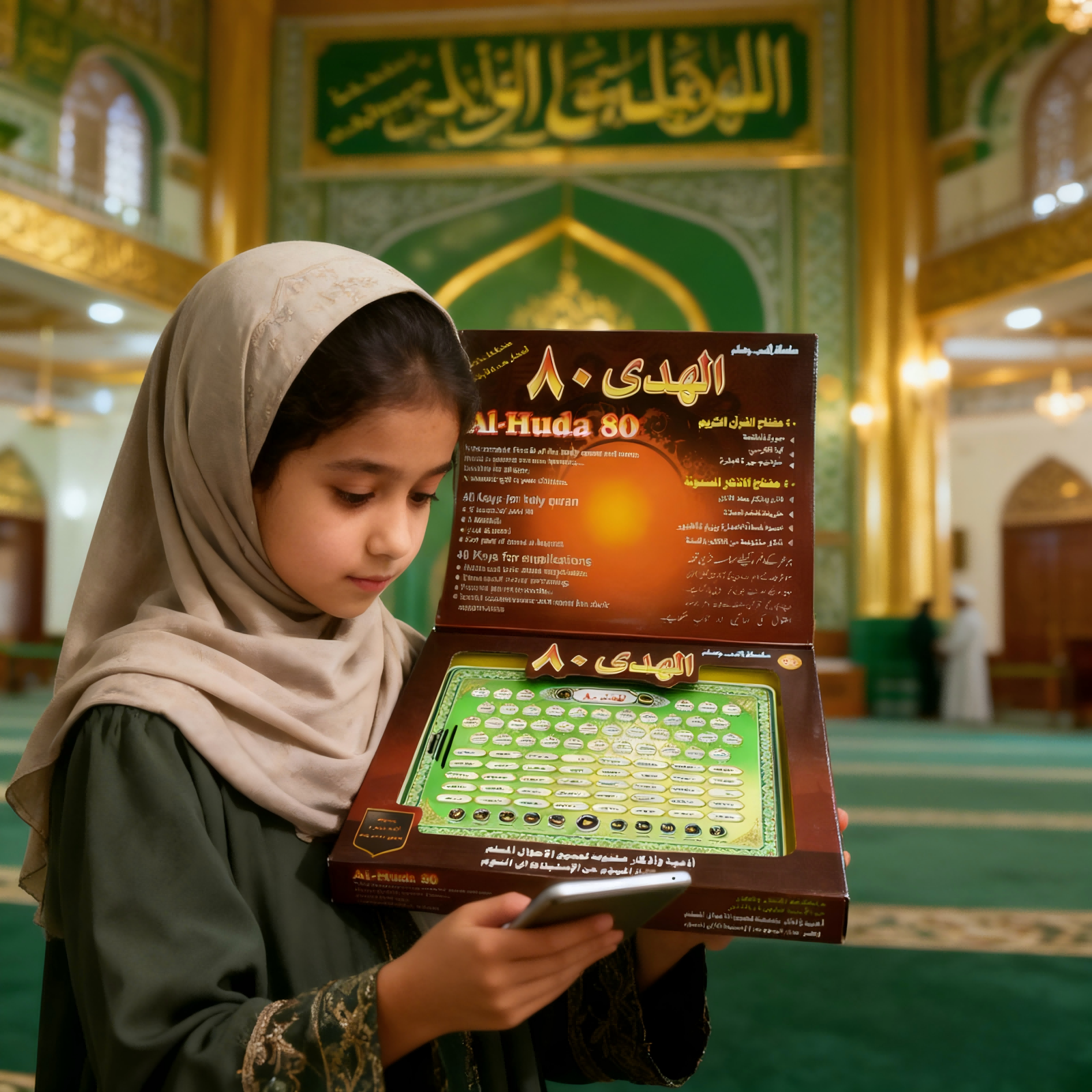 Kids Quran Toys - Al-Huda 80 Quran Learning Machine Islamic