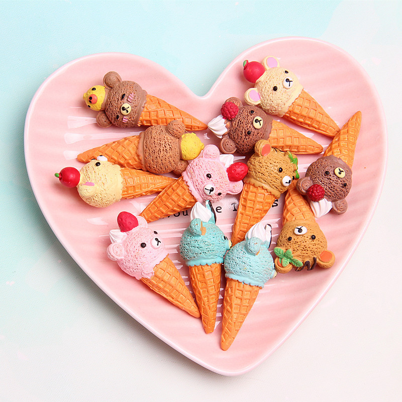 Kids Toys Kitchen - Rilakkuma Ice Cream Action Figures Kawaii