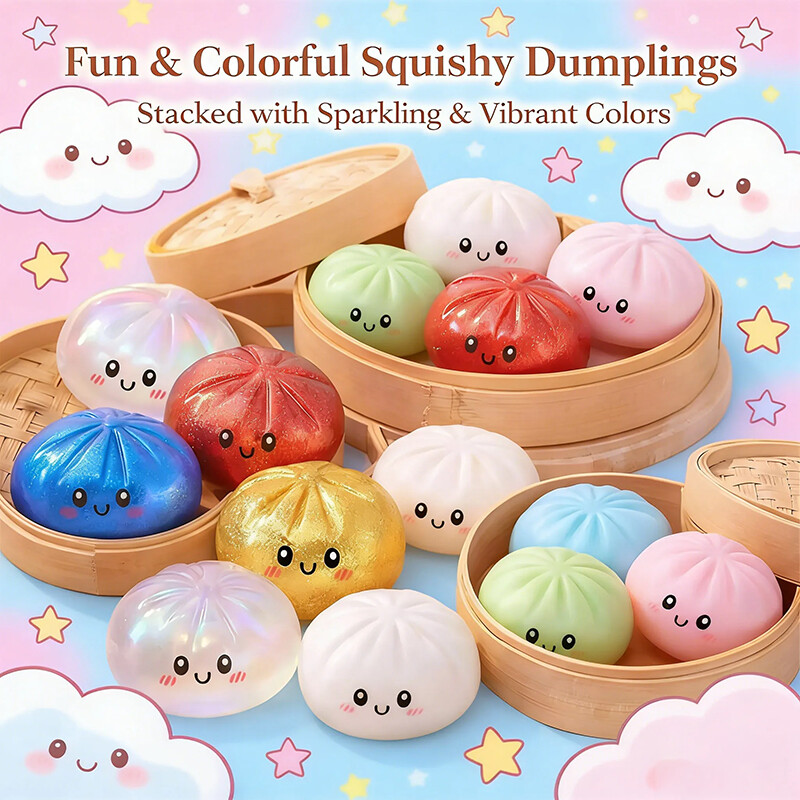 Kids Toys Dumplings - In stock Children's Exploding Buns Toy