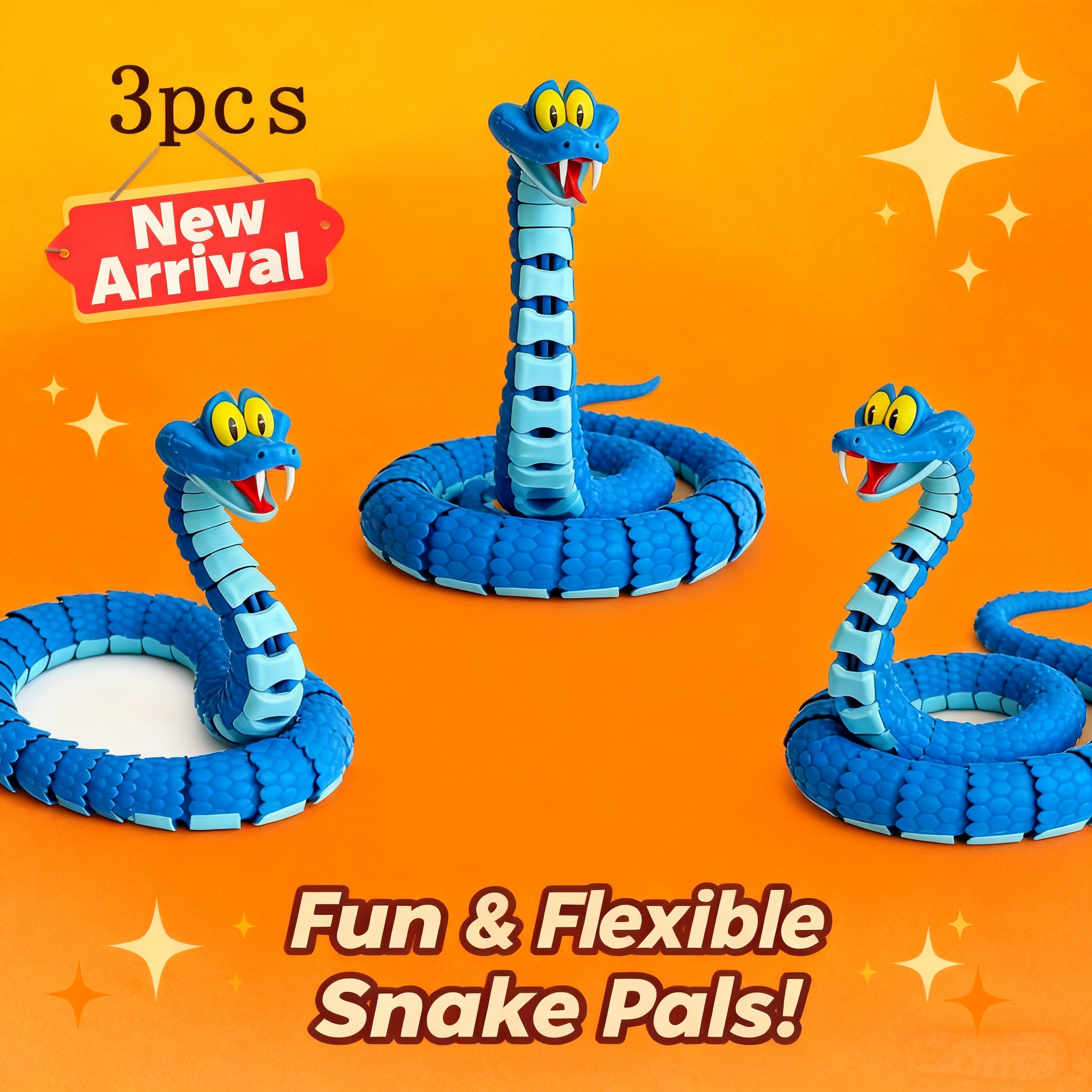 Kids Toys Animal - Zootopia 3D Printed Gareth Snake Joint