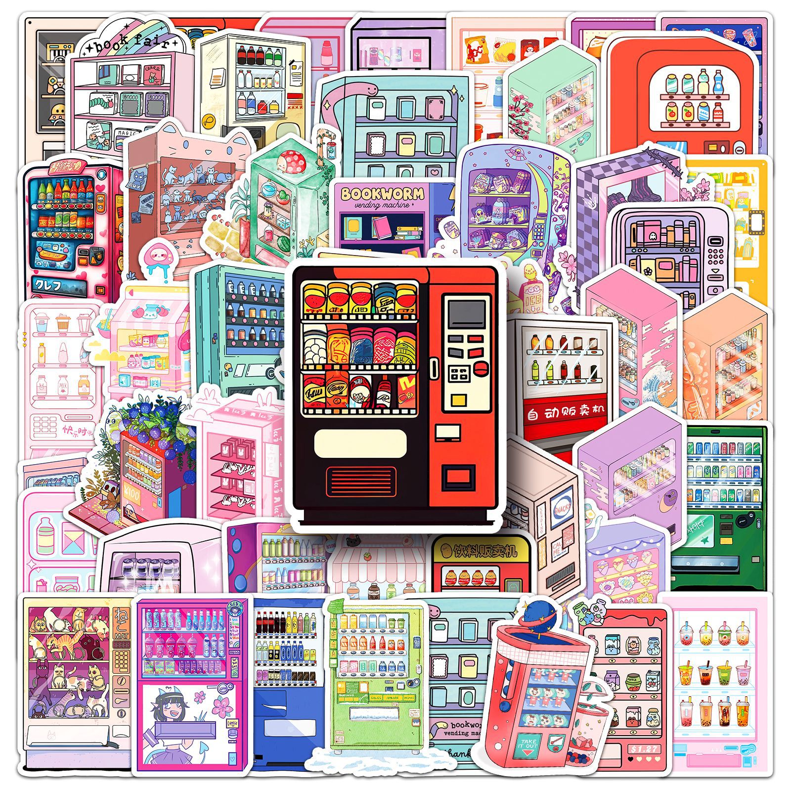 50Pcs vending machine graffiti - Kids Toys Vending Machine 评论和价格