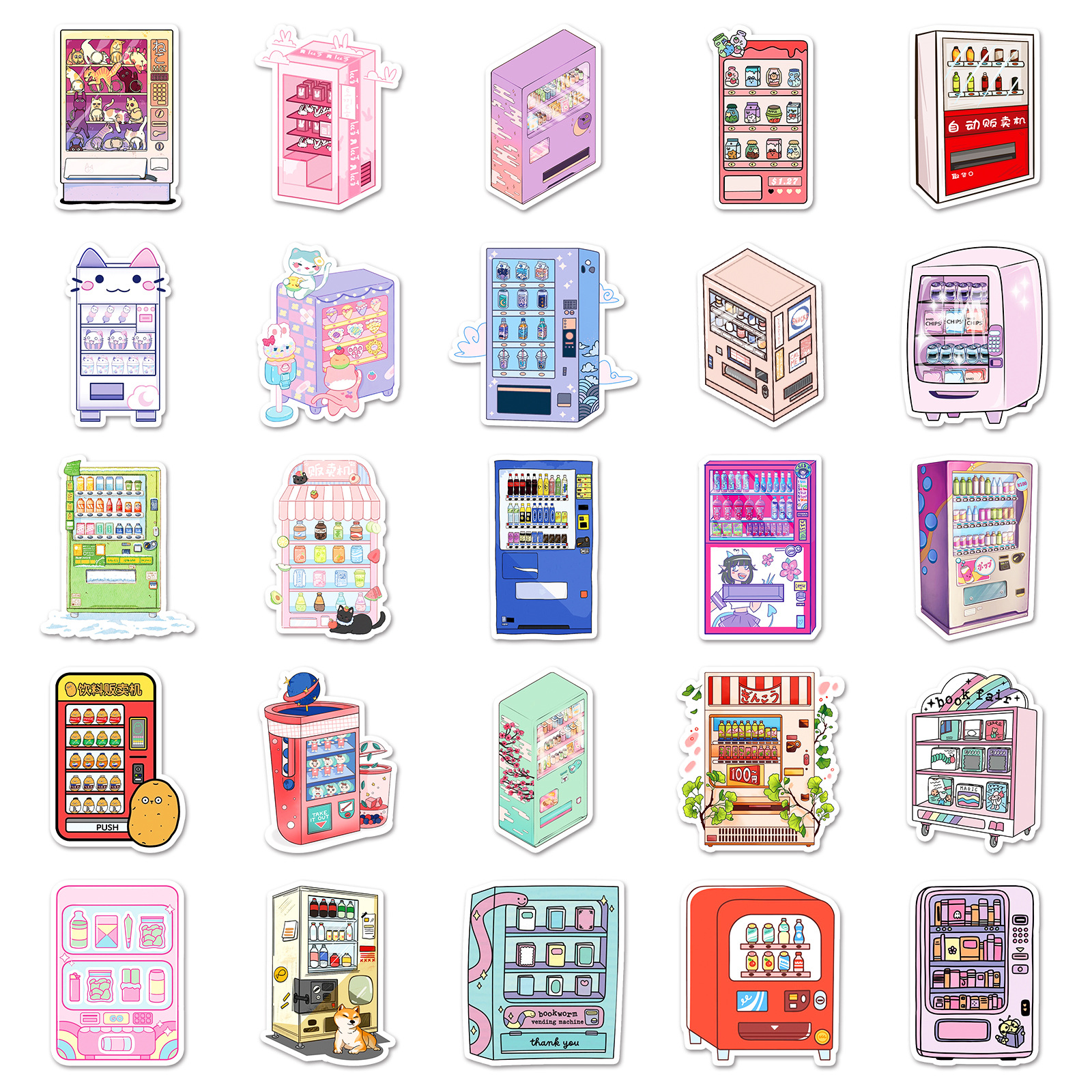 50Pcs vending machine graffiti - Kids Toys Vending Machine 评论和价格
