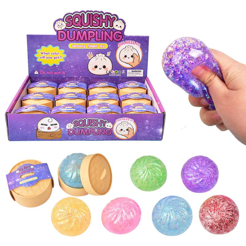 Glitter Dumpling Squeeze Toy S - Kids Toys Dumplings 评论和价格