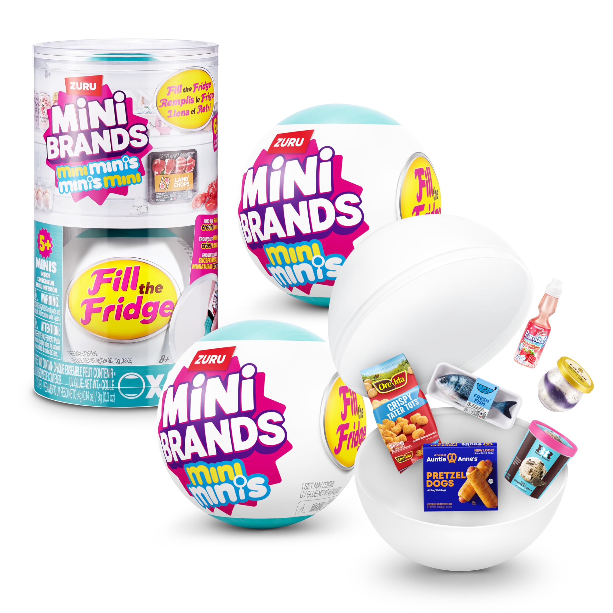 Mini Brands Fridge Mystery Bal - Kids Toys Kitchen 评论和价格