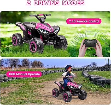 Kids Electric Quad Bike 12V, E - Kids Toys Quad 评论和价格