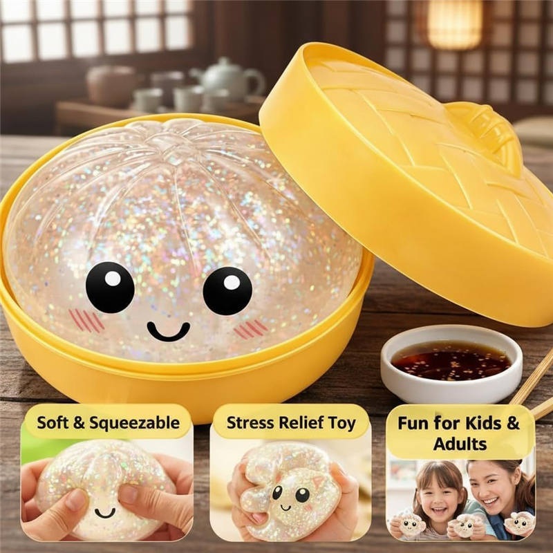 Fidget Toy Squishy Colorful Du - Kids Toys Dumplings 评论和价格