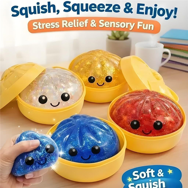 Fidget Toy Squishy Colorful Du - Kids Toys Dumplings 评论和价格
