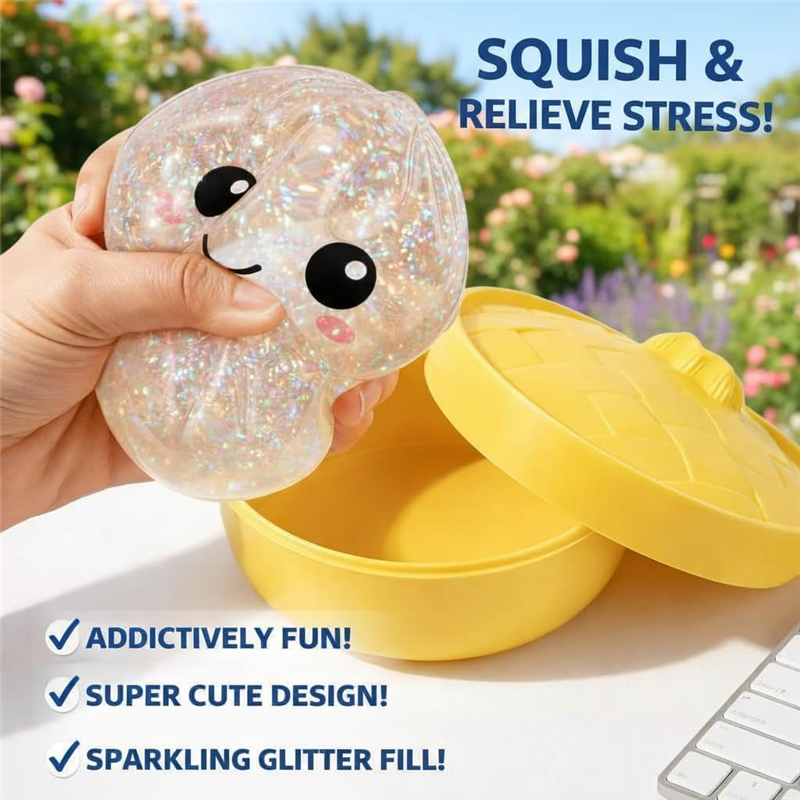 Fidget Toy Squishy Colorful Du - Kids Toys Dumplings 评论和价格