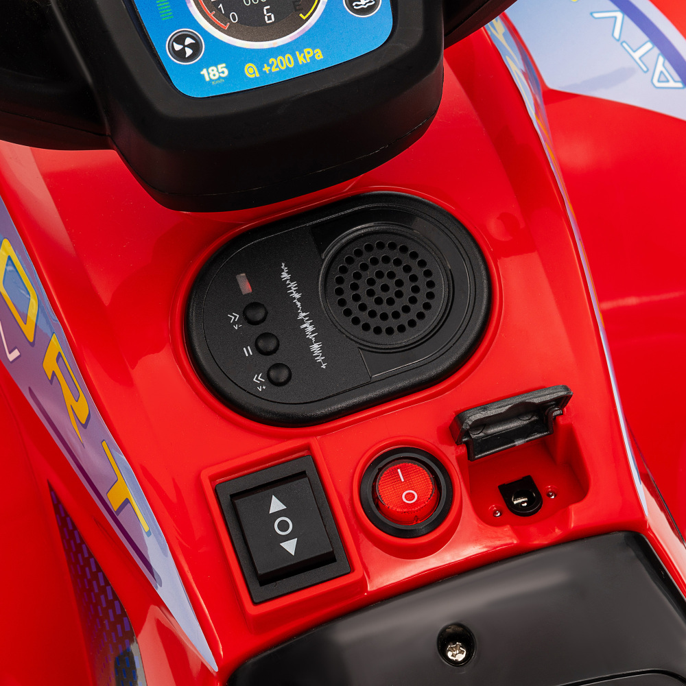 Qaba Kids ATV Quad, 6V Ride on - Kids Toys Quad 评论和价格