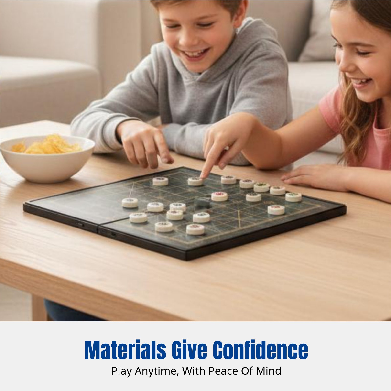 Foldable Chess Set, Multi-Game - Kids Toys Animal 评论和价格