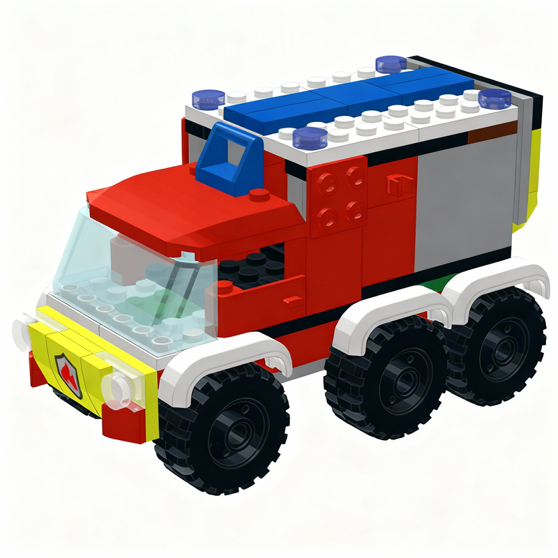 144pcs MOC Fire Truck Quad Cit - Kids Toys Quad 评论和价格