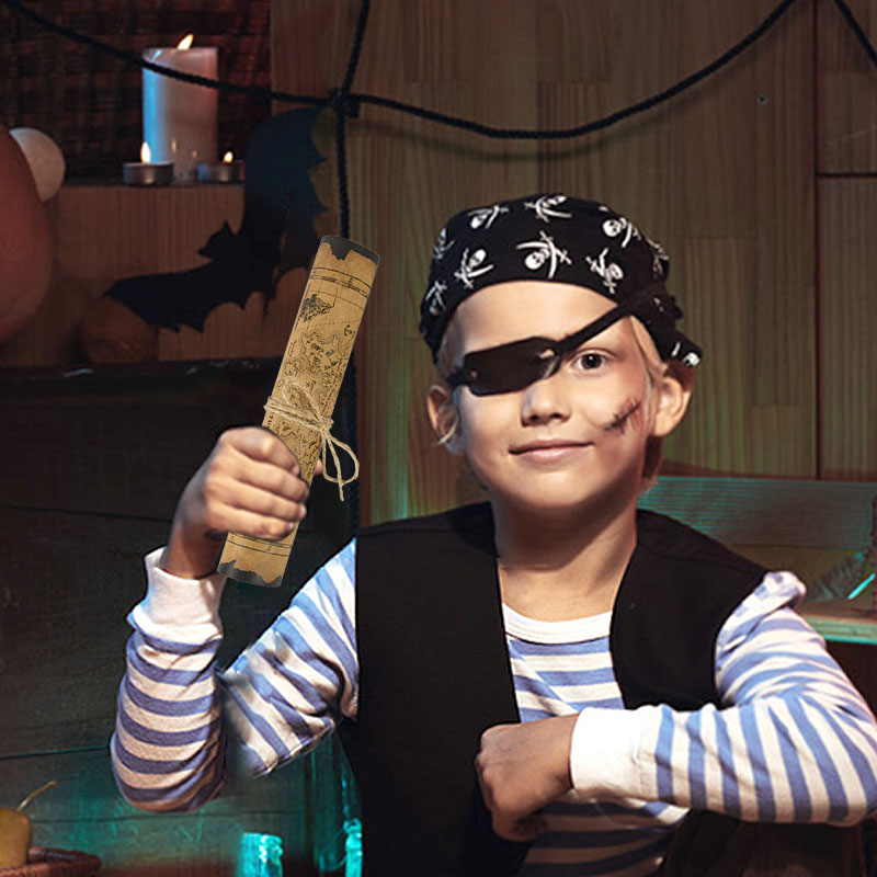！Pirate Adventure Treasure Map - Kids Toys Vintage 评论和价格