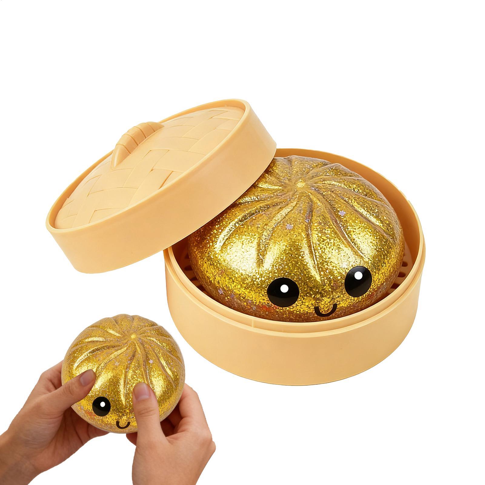 Dumpling Fidget Toy Glitter Du - Kids Toys Dumplings 评论和价格