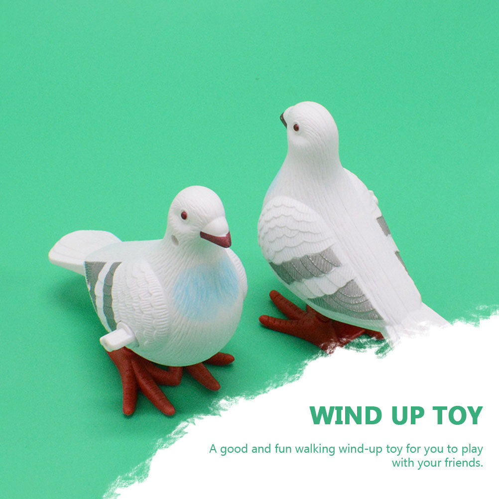 4Pcs Wind Up Pigeon Animals Cr - Kids Toys Vehicle 评论和价格