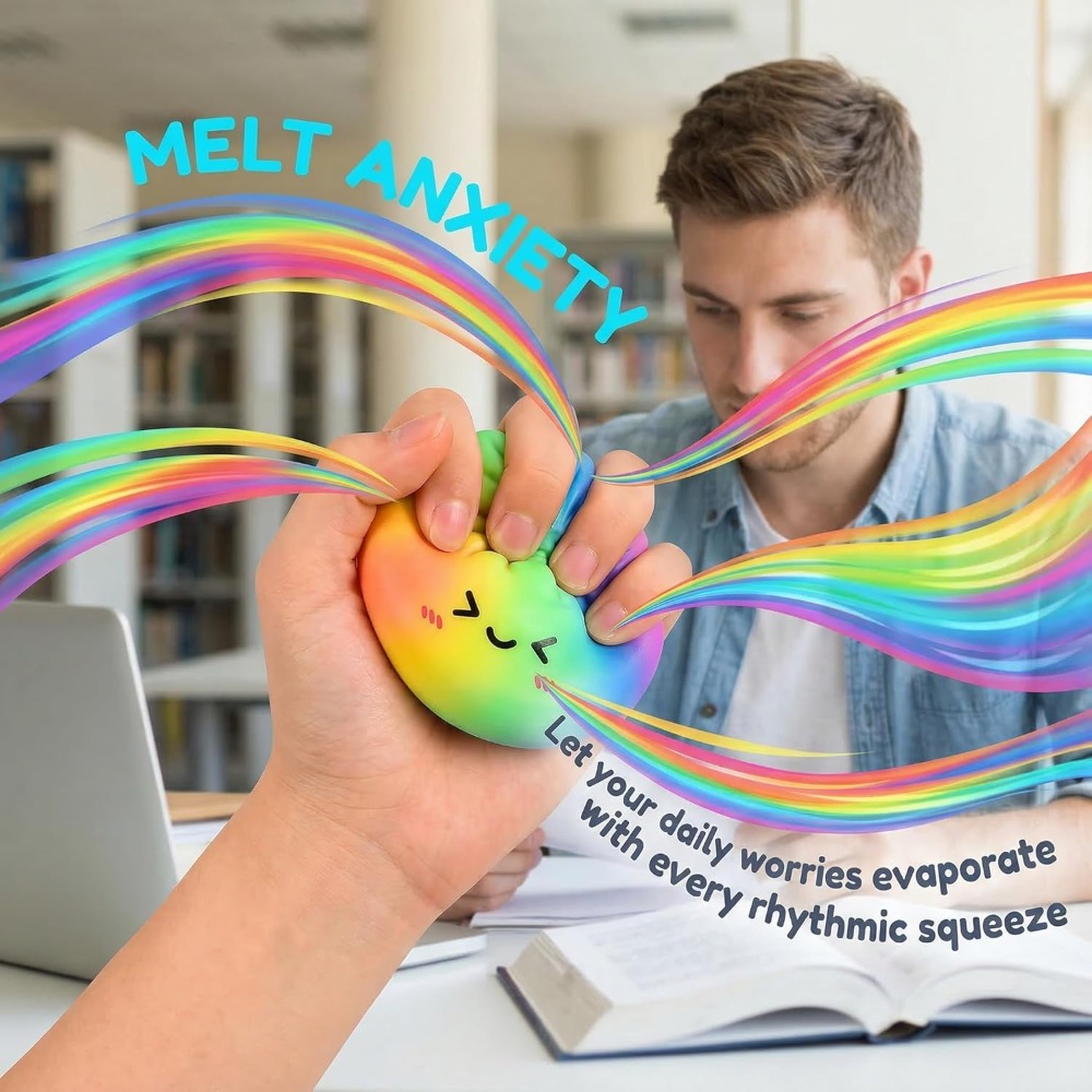 Rainbow Dumpling Squishy Toy T - Kids Toys Dumplings 评论和价格