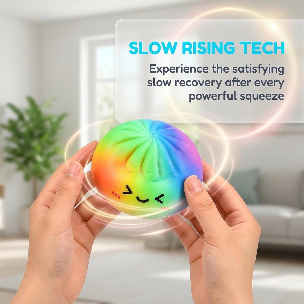 Rainbow Dumpling Squishy Toy T - Kids Toys Dumplings 评论和价格