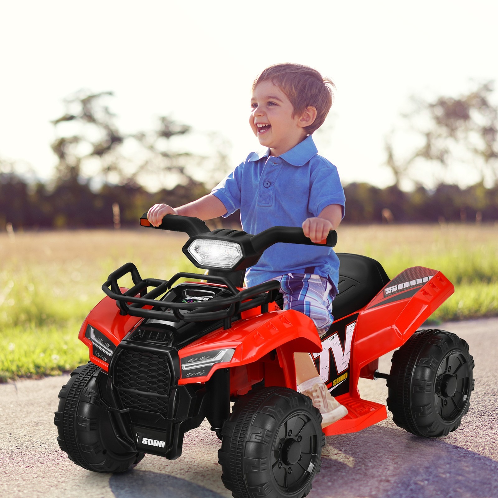 6V 4 Wheels ATV Quad Ride On C - Kids Toys Quad 评论和价格