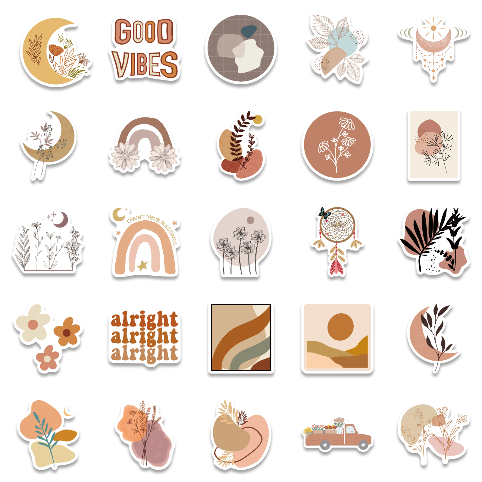 50PCS INS Vintage Art Bohemia  - Kids Toys Vintage 评论和价格
