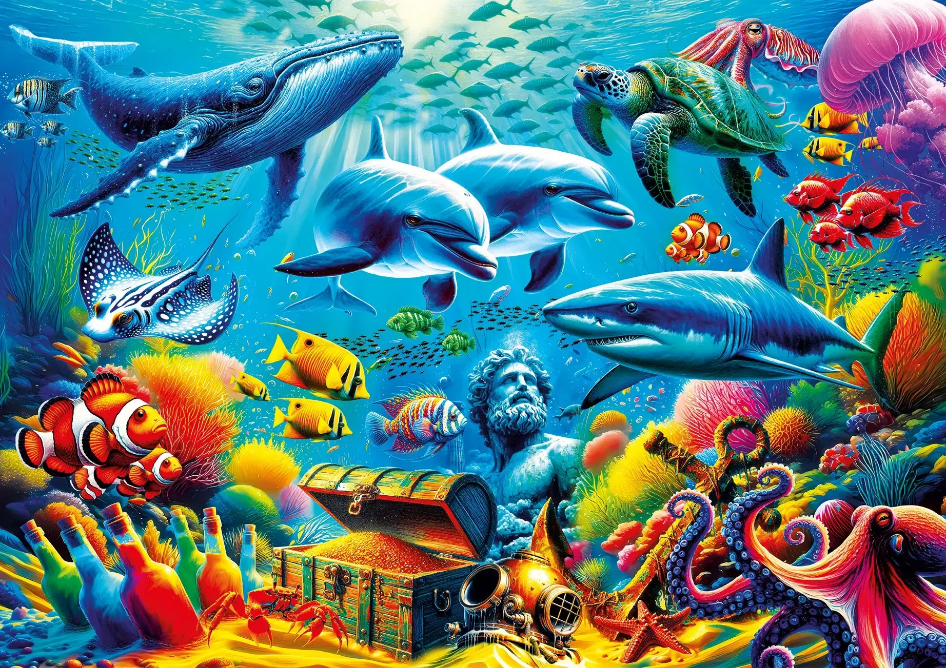 Jigsaw Puzzle 1000 Pieces Trea - Kids Toys Under 1000 评论和价格