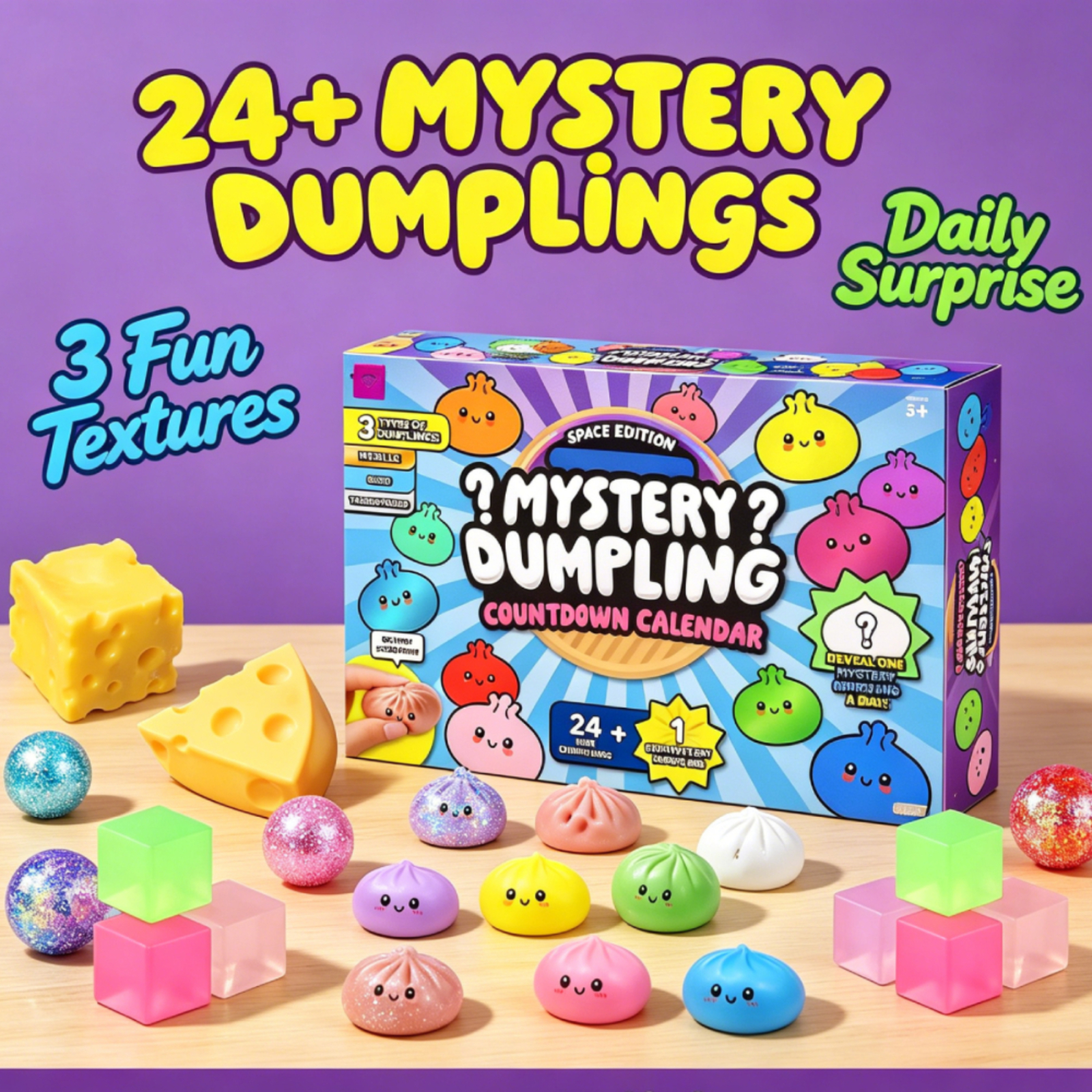 24 Days Squeeze Dumpling Adven - Kids Toys Dumplings 评论和价格