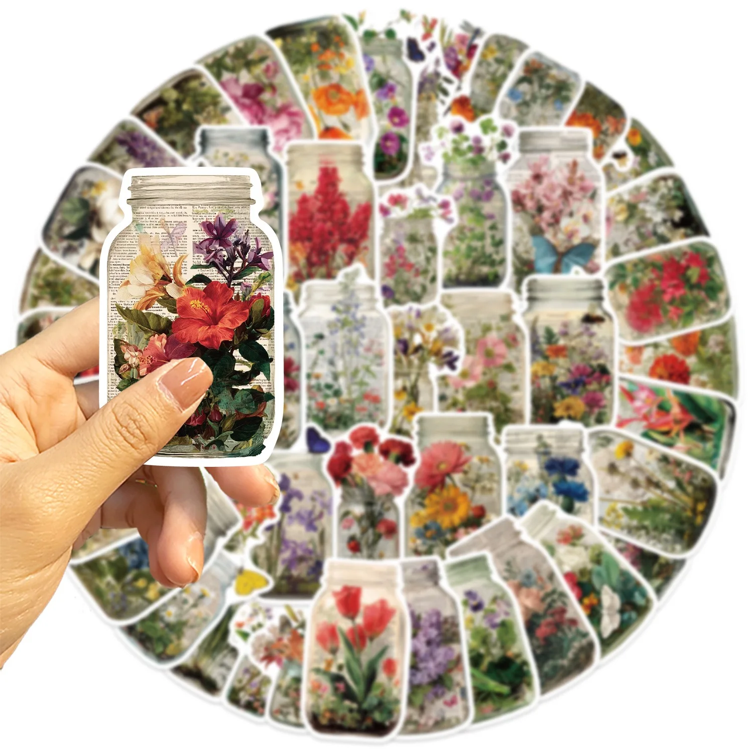 50pcs Vintage Bottle Flower St - Kids Toys Vintage 评论和价格