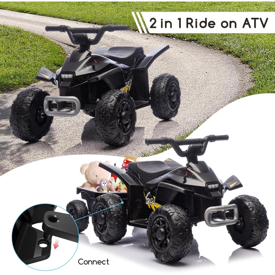 Kids Ride On Toys,6V Kids ATV  - Kids Toys Quad 评论和价格