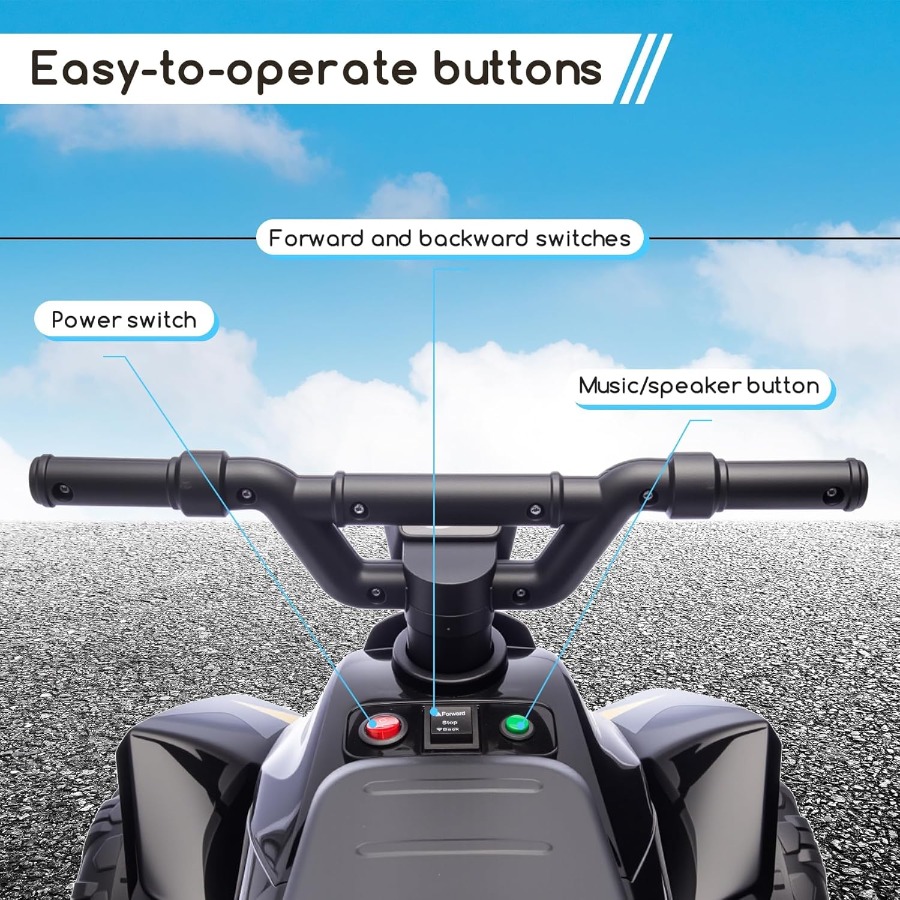 Kids Ride On Toys,6V Kids ATV  - Kids Toys Quad 评论和价格