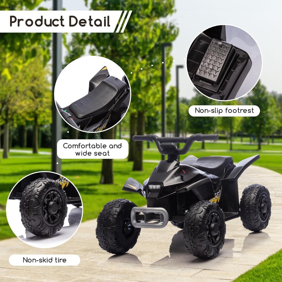 Kids Ride On Toys,6V Kids ATV  - Kids Toys Quad 评论和价格