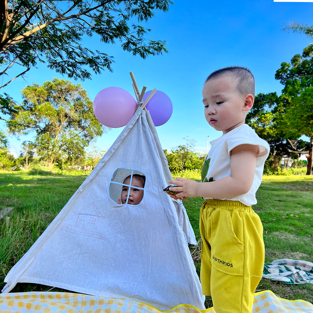 Popular Colorful Panited Tent  - Kids Toys Bd 评论和价格