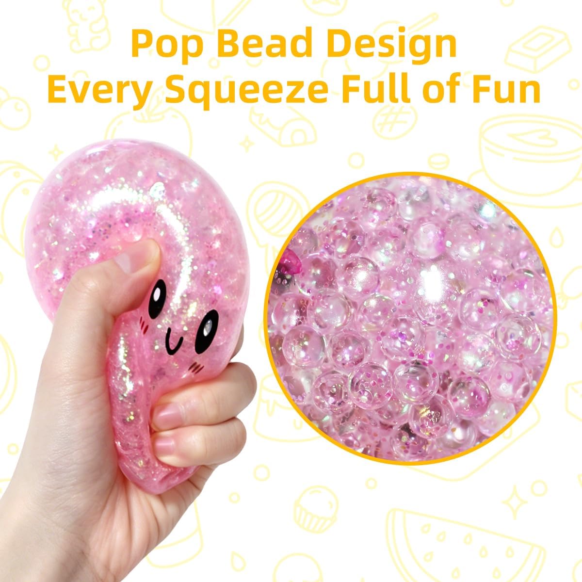Glitter Dumpling Squishy Toy S - Kids Toys Dumplings 评论和价格
