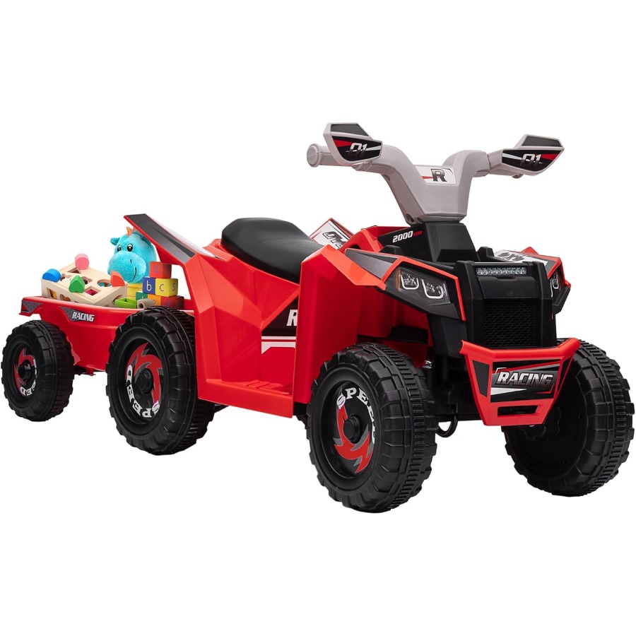 Kids ATV Quad Car with Back Tr - Kids Toys Quad 评论和价格