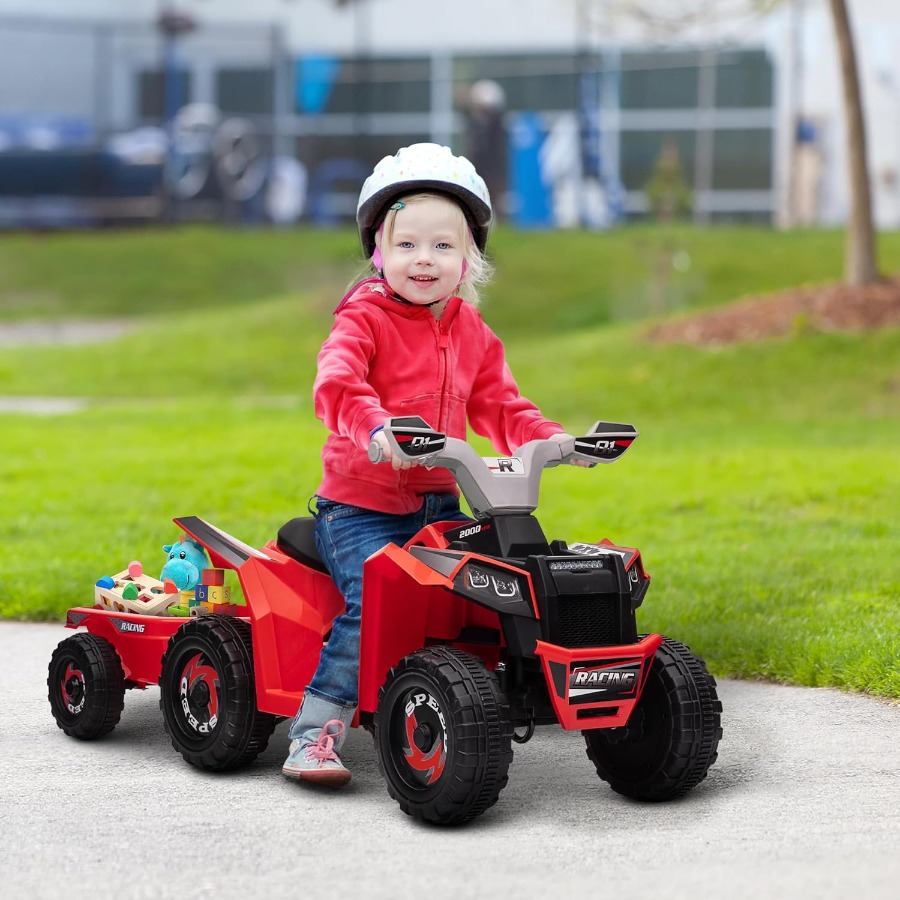 Kids ATV Quad Car with Back Tr - Kids Toys Quad 评论和价格