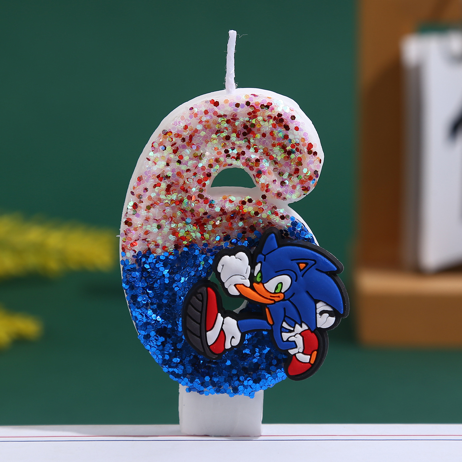 Blue Sonices Candle 0-9 Number - Kids Toys Kitchen 评论和价格