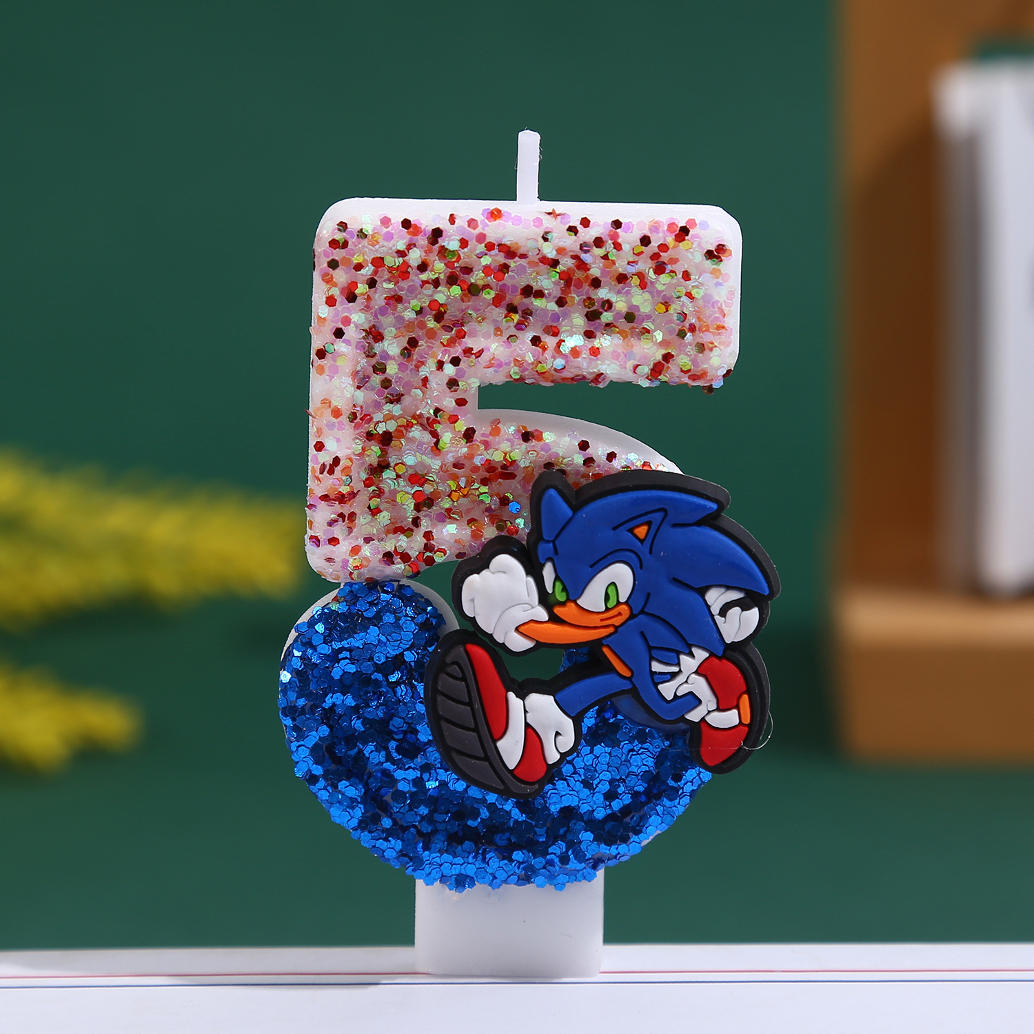 Blue Sonices Candle 0-9 Number - Kids Toys Kitchen 评论和价格