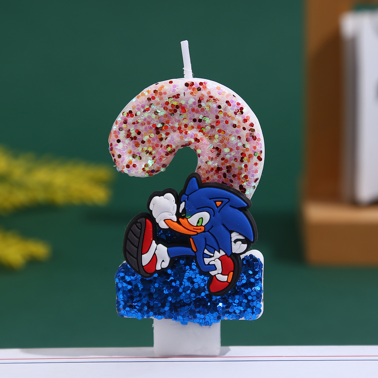 Blue Sonices Candle 0-9 Number - Kids Toys Kitchen 评论和价格