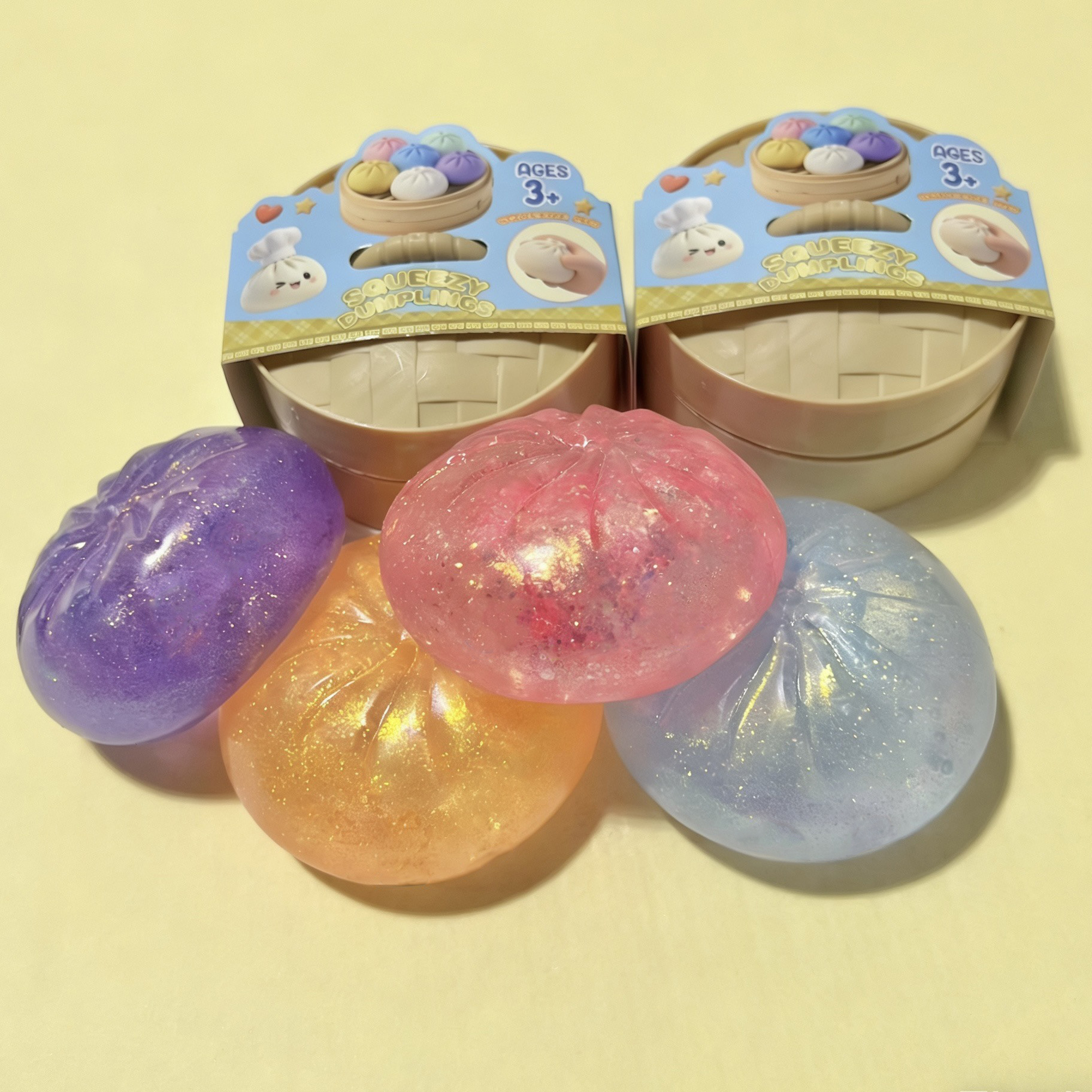 Glitter Dumpling Squishies Bli - Kids Toys Dumplings 评论和价格