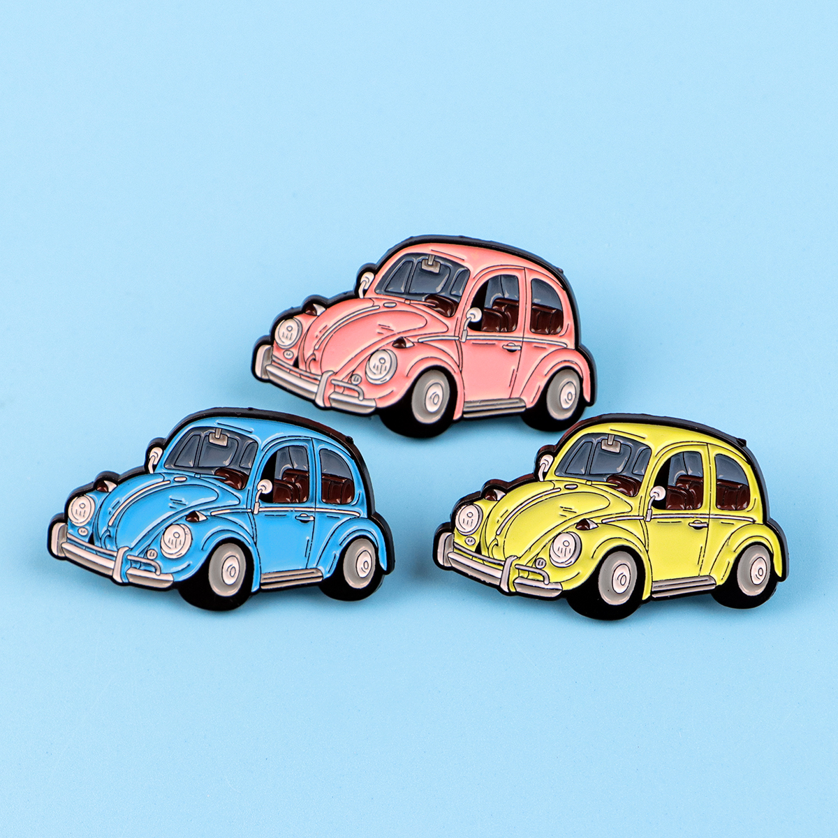 3pcs Vintage Car Enamel Pin Ca - Kids Toys Vintage 评论和价格