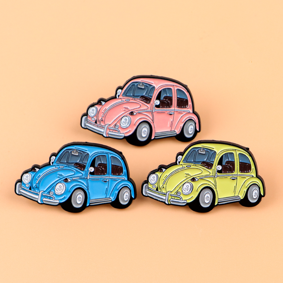 3pcs Vintage Car Enamel Pin Ca - Kids Toys Vintage 评论和价格