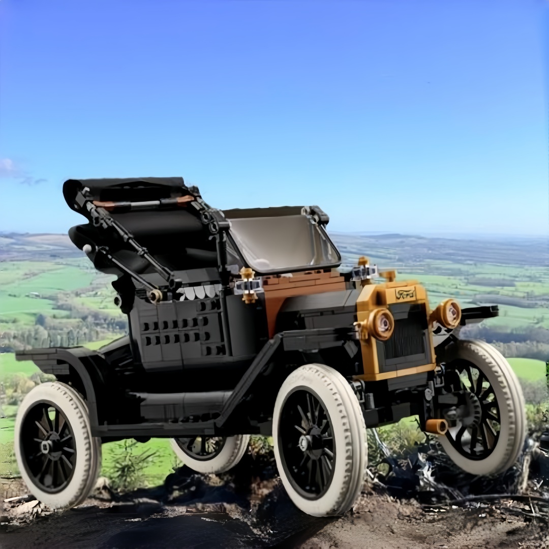 New 1060pcs MOC Ford Model T B - Kids Toys Vintage 评论和价格