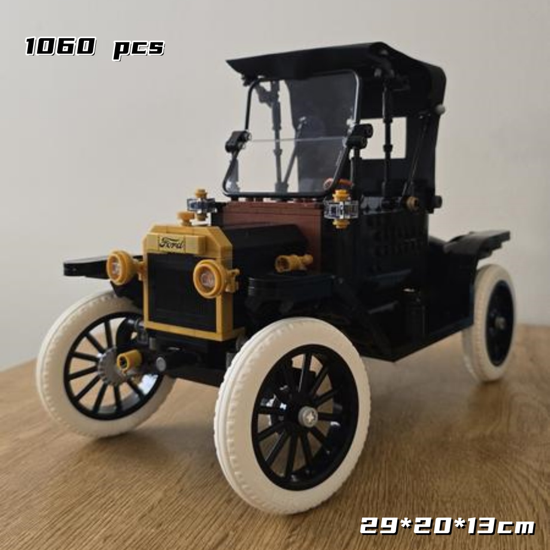 New 1060pcs MOC Ford Model T B - Kids Toys Vintage 评论和价格