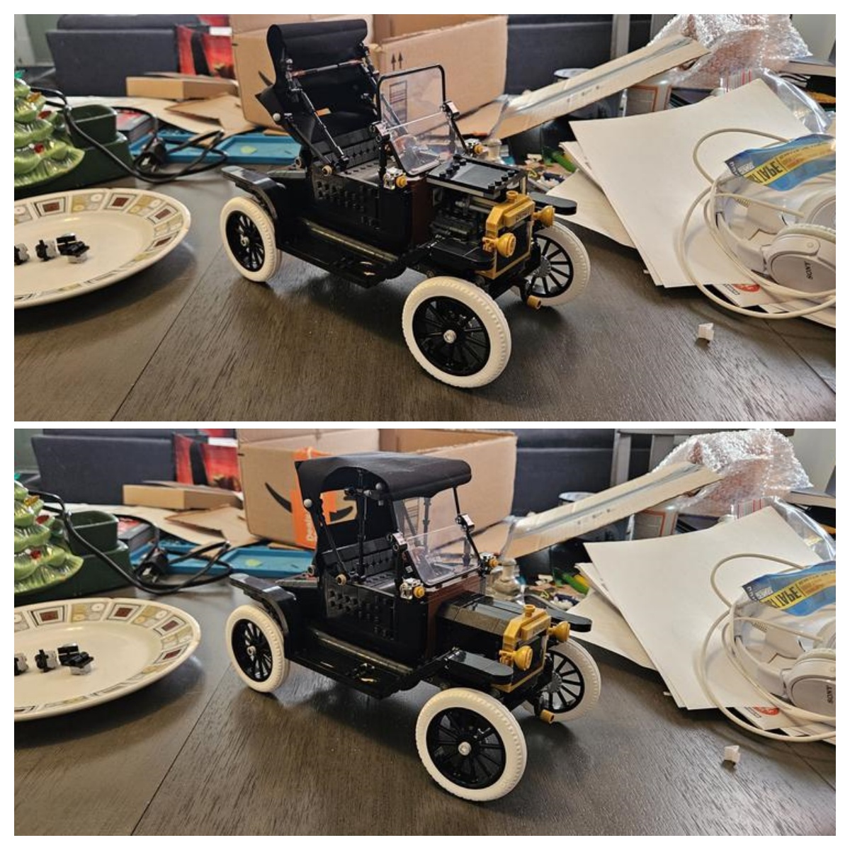 New 1060pcs MOC Ford Model T B - Kids Toys Vintage 评论和价格