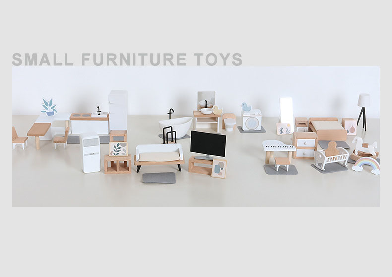 Modern dollhouse furniture kit - Kids Toys Kitchen 评论和价格