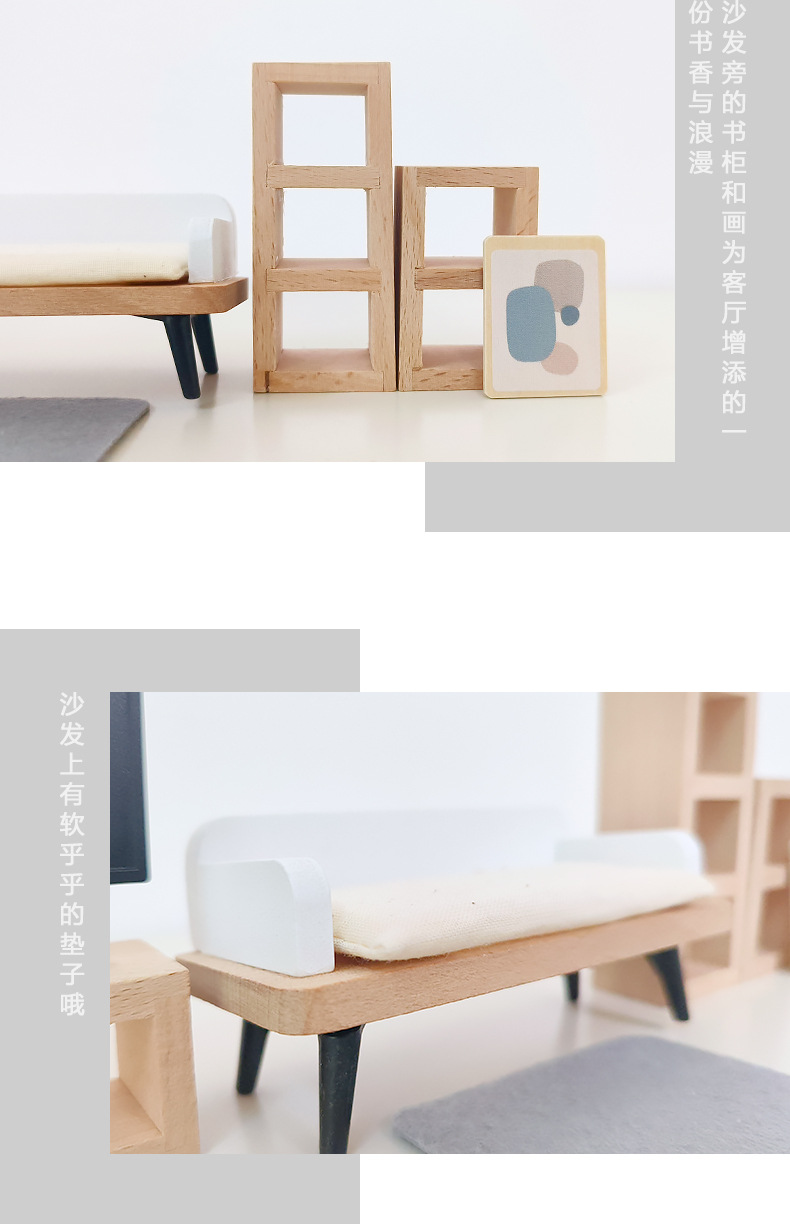 Modern dollhouse furniture kit - Kids Toys Kitchen 评论和价格
