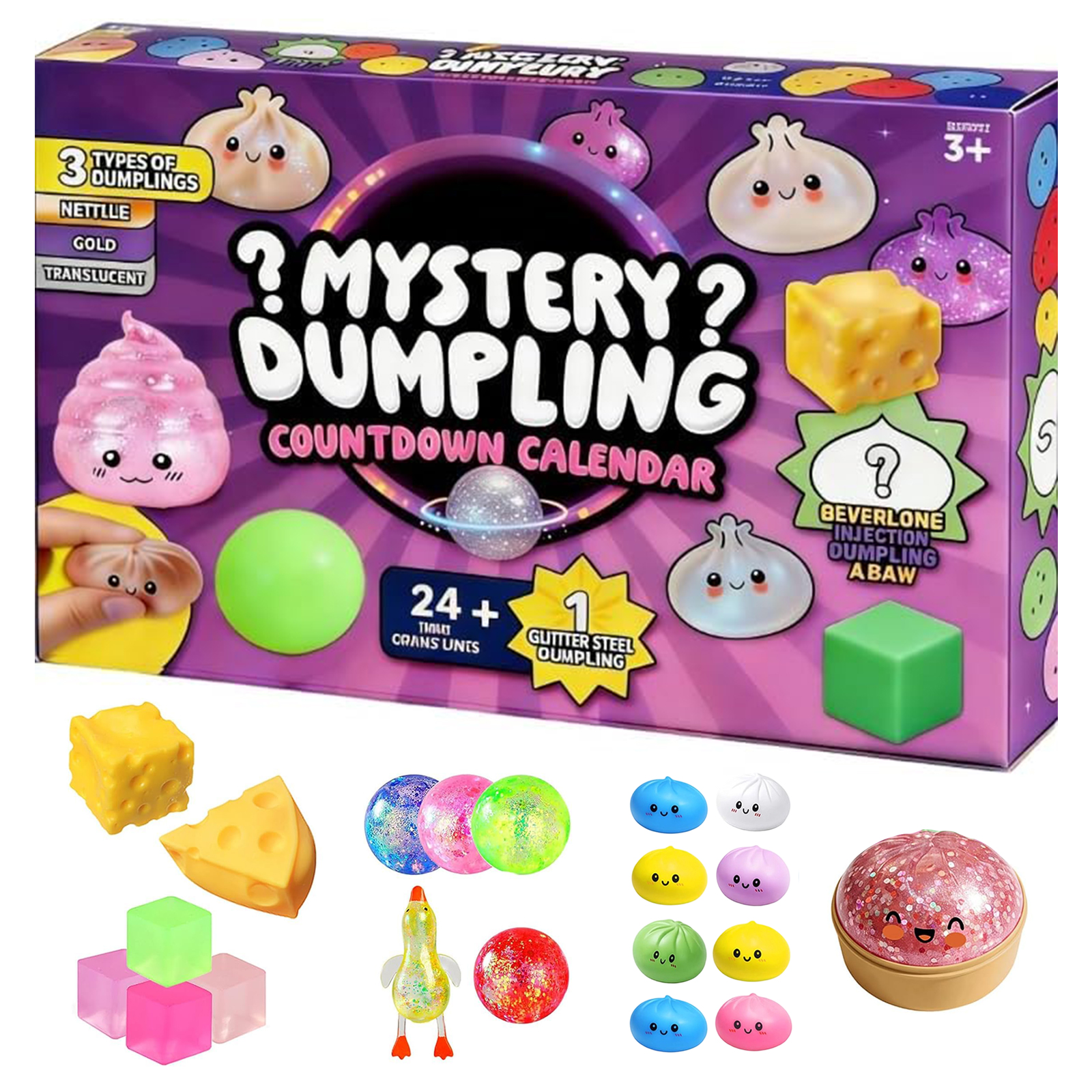 Squishy Fidget Mystery Dumplin - Kids Toys Dumplings 评论和价格