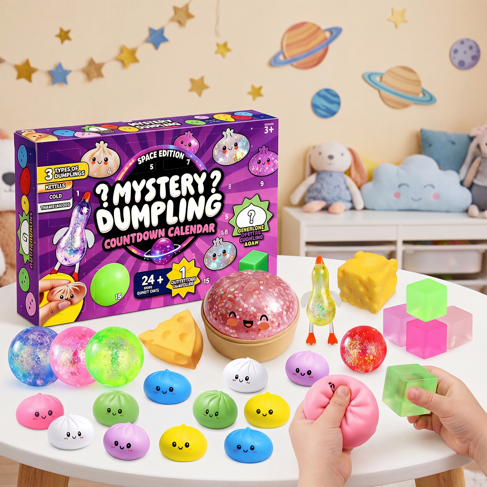 Squishy Fidget Mystery Dumplin - Kids Toys Dumplings 评论和价格