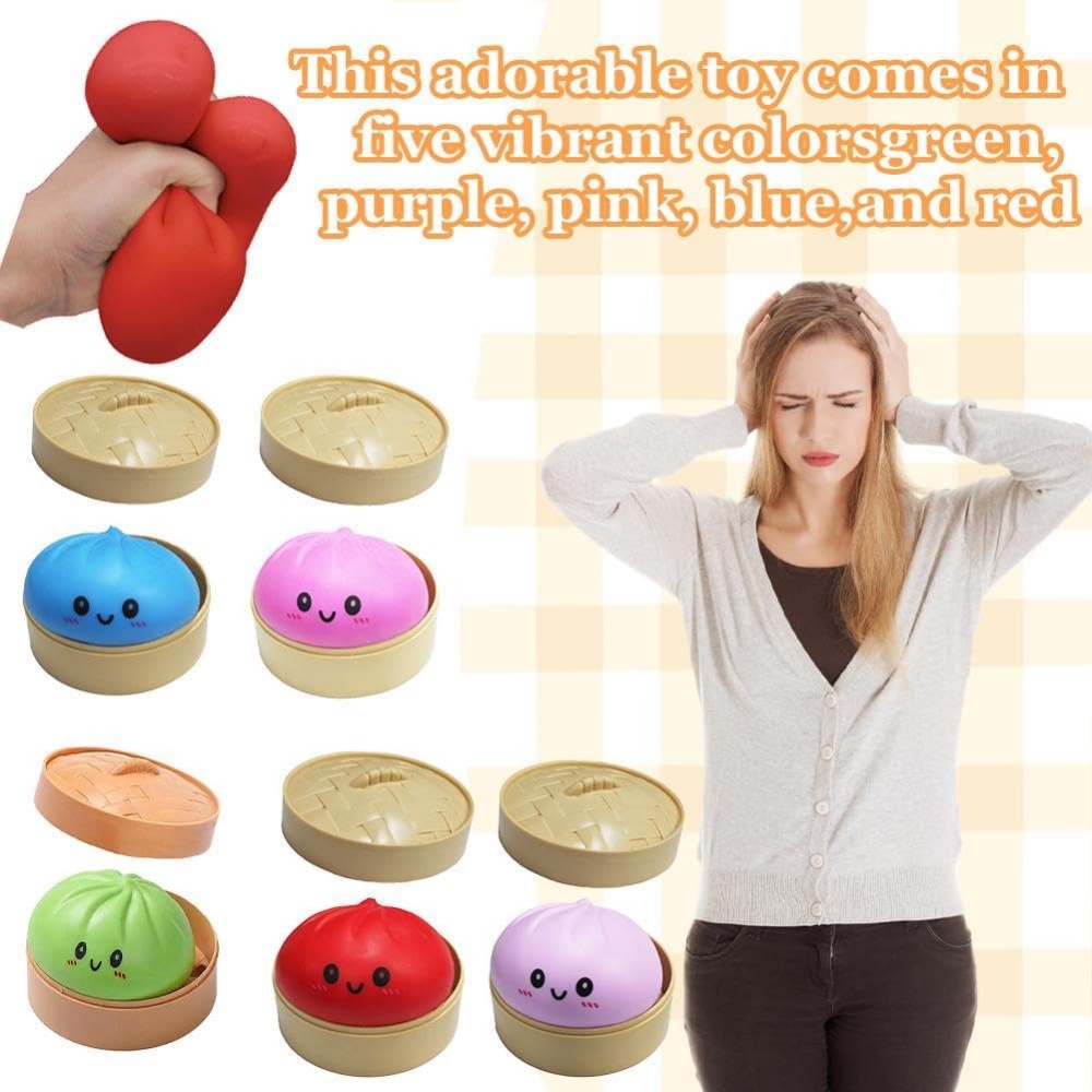 1pcs Large Dumpling Stress Bal - Kids Toys Dumplings 评论和价格