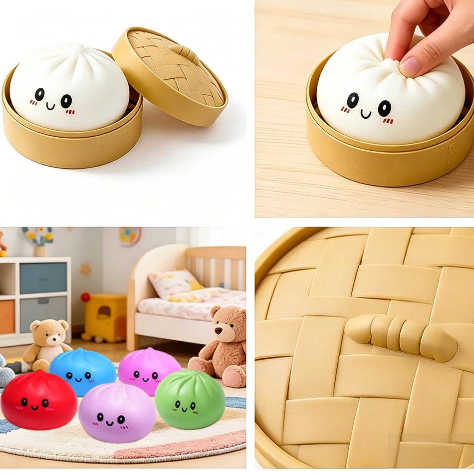 Hot Pressure Dumpling Squishie - Kids Toys Dumplings 评论和价格