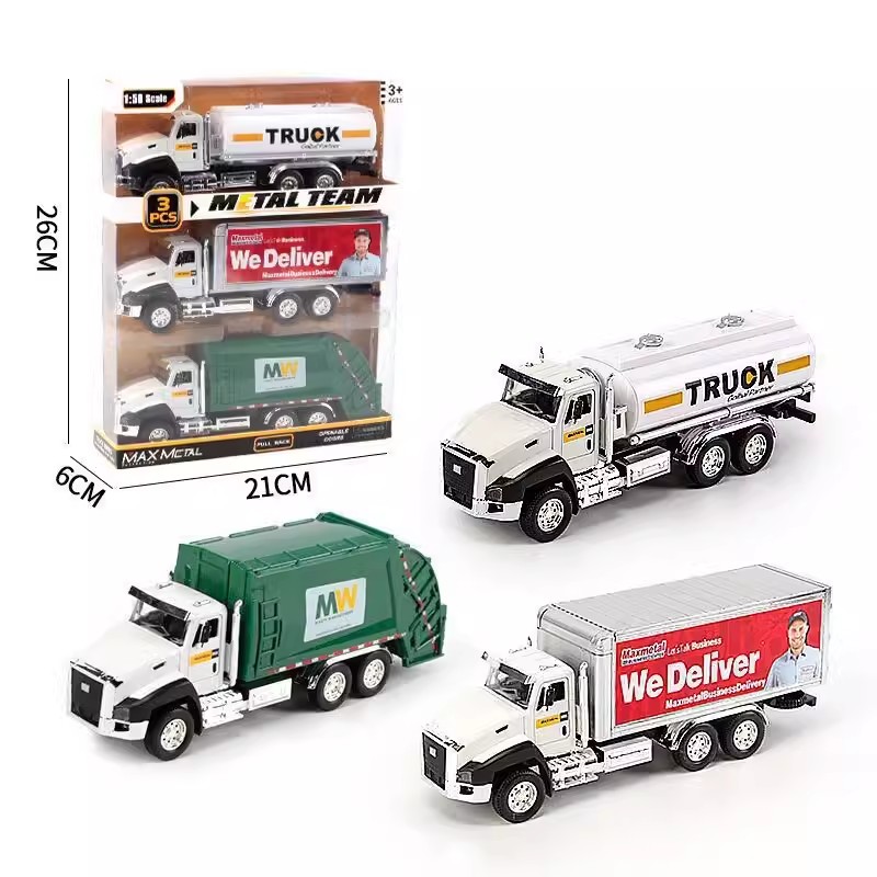 3 Pack of Diecast Sanitation V - Kids Toys Vehicle 评论和价格
