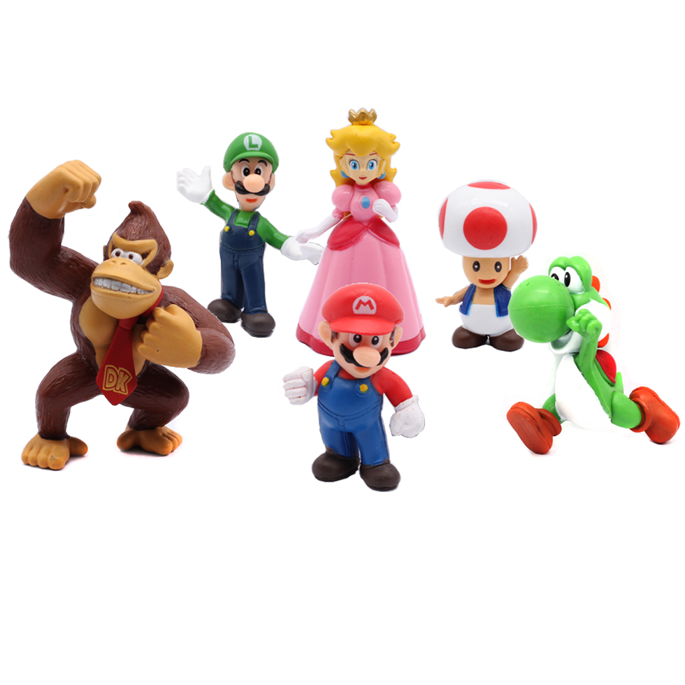 # 6pcs/set Super Mario Bros PV - Kids Toys Animal 评论和价格